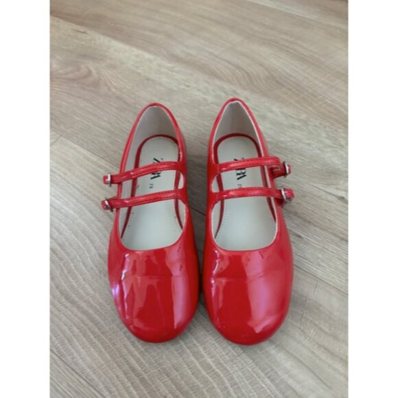 Zara Other - Zara Kids' Faux Patent Leather Ballet Flats